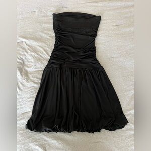Strapless Black Dress